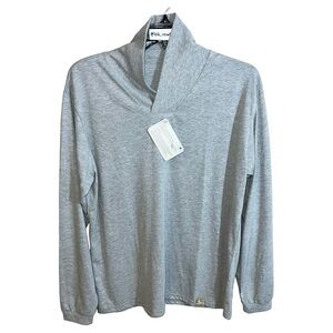 Hydra Active Sleepwear Shirt Top Women’s Size L Gray Long Sleeve